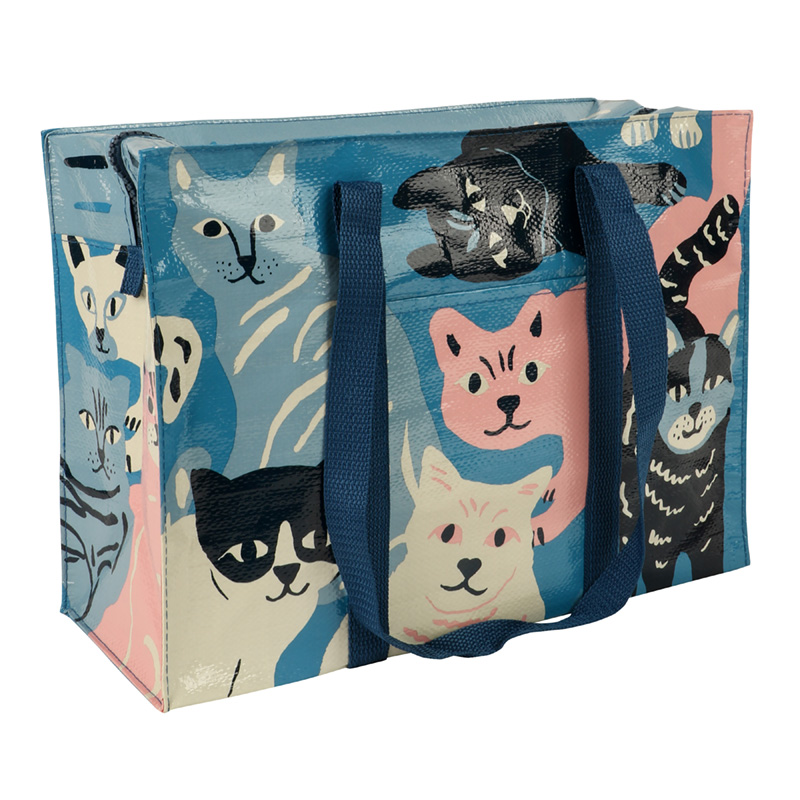 Happy Cat Shoulder Tote