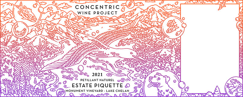 Concentric Wine Project Label