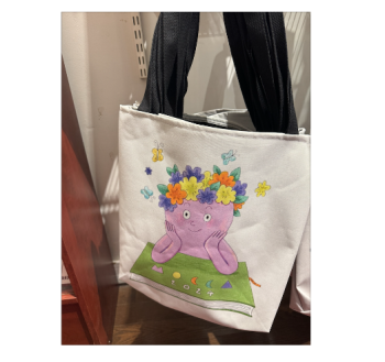 Official MoCCA 2024 Flower Crown Tote By Hyesu Lee