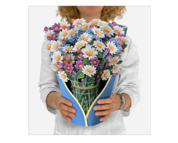 Field of Daisies Pop Up Card