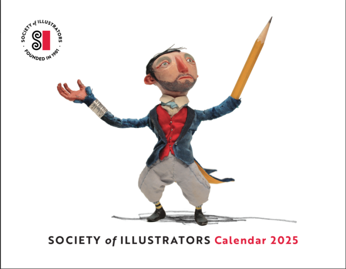 2025 Society of Illustrators Exclusive Calendar - Image 2